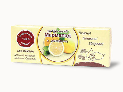  Мармелад натуральный "Лимон" 140г в Новокуйбышевске