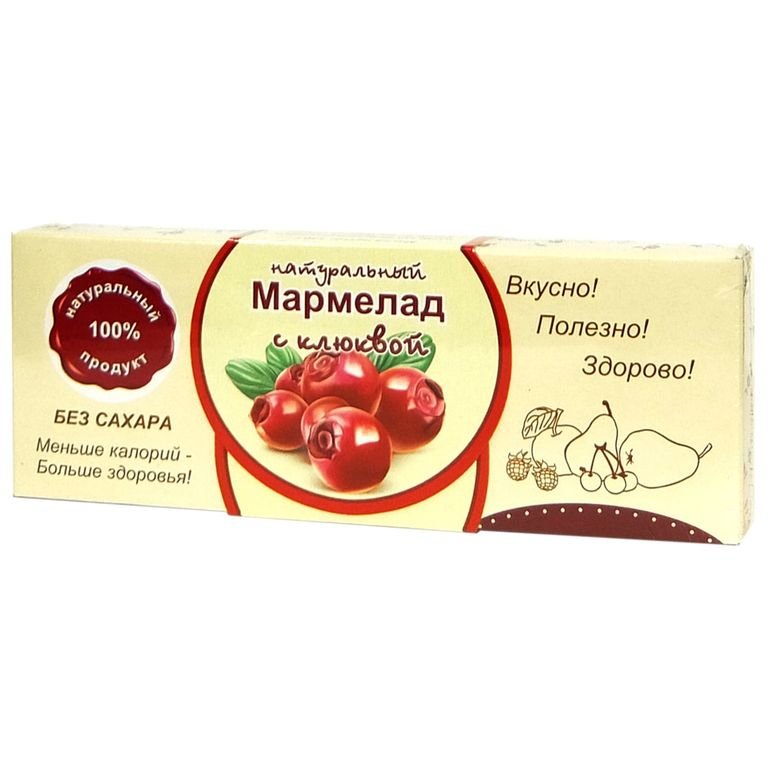  Мармелад натуральный "Клюква" 140г в Новокуйбышевске