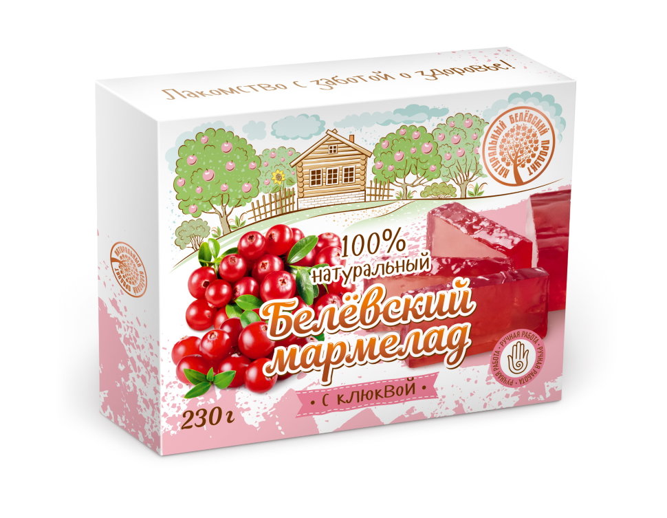  Мармелад белевский "Клюква" 230г в Новокуйбышевске
