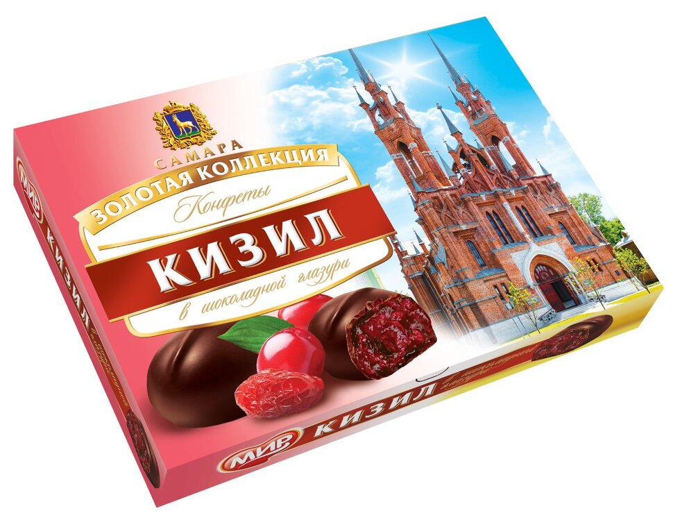  КФ МИР Кизил в шоколадной глазури 160г в Новокуйбышевске